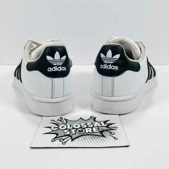 ❌SOLD❌ Adidas Originals Superstar Leather White Black - Picture 5 of 9